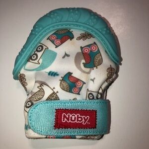 5/$10 Nuby owl teether mitten